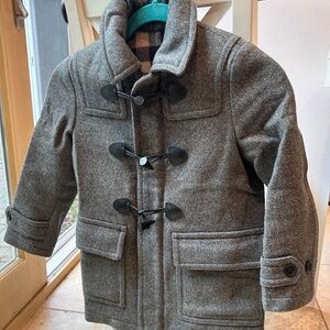 Toddler Burberry Boys Girls English Wool Jacket Coat Size 6